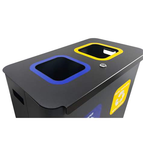 EKO STAR STATION - Sammelstation für Abfalltrennung, Volumen 2 x 60 l - Alda S.A. - Bild6