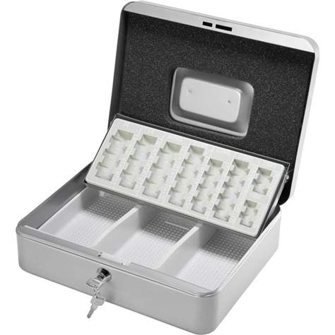 Geldkasette für Minzen und Banknoten EUR, 300x240x90 mm