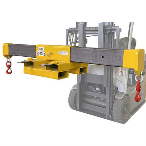Universelle Hebetraverse für Gabelstapler, Tragfähigkeit 2500 kg - Bild3