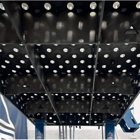 Zvárací stôl GPPH PRO 2000x1000 mm, oceľová pracovná doska hr. 15 mm, otvory pr. 28 mm v rastri 100x100 mm - obrázok2