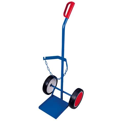 Vozík VARIOfit na plynové lahve, pro 1 lahev o pr. 210 - 250 mm, kola z plné gumy - Cordes