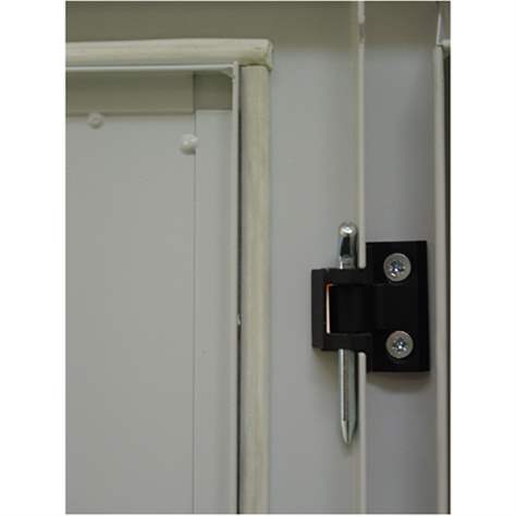 Geräteschrank, staubdicht, HxBxT: 1950 x 950 x 400 mm, 4 Fachböden, Farbe Grau RAL7035 - Malow - Bild2