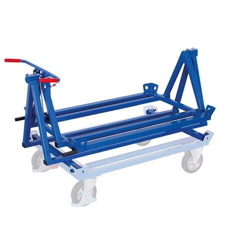 Naklápěcí rám pro paletový podvozek 1200x800 mm, nosnost 500 kg - Cordes