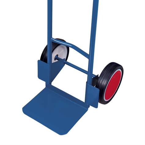 Sackkarre VARIOfit - Stahlrohr, Tragfähigkeit 200 kg, Schaufel 320 x 250 mm, Vollgummibereifung, Farbe Anthrazit RAL7016 - Cordes - Bild3