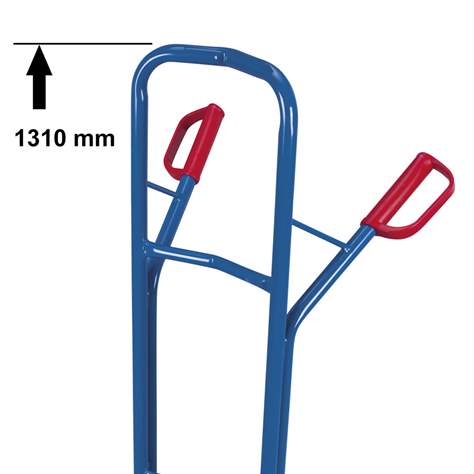 Sackkarre VARIOfit - Stahlrohr, Tragfähigkeit 250 kg, Schaufel 320 x 250 mm, Luftbereifung - Cordes - Bild4
