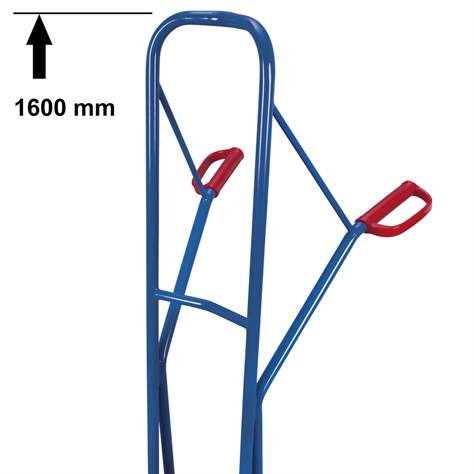 Sackkarre VARIOfit - Stahlrohr, extra hoch, Tragfähigkeit 250 kg, Schaufel 320 x 250 mm, Vollgummibereifung - Cordes - Bild3
