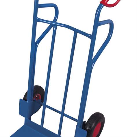 Sackkarre VARIOfit, extra breit, Tragfähigkeit 250 kg, Schaufel 480 x 300 mm, Luftbereifung - Cordes - Bild4