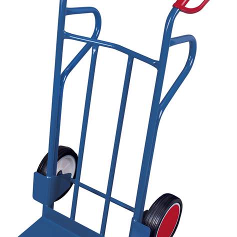 Sackkarre VARIOfit - Stahlrohr, extra breit, Tragfähigkeit 250 kg, Schaufel 480 x 300 mm, Vollgummibereifung - Cordes - Bild4