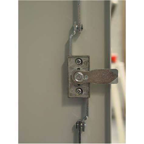 Geräteschrank, staubdicht, HxBxT: 1950 x 950 x 400 mm, 4 Fachböden, Farbe Grau RAL7035 - Malow - Bild4