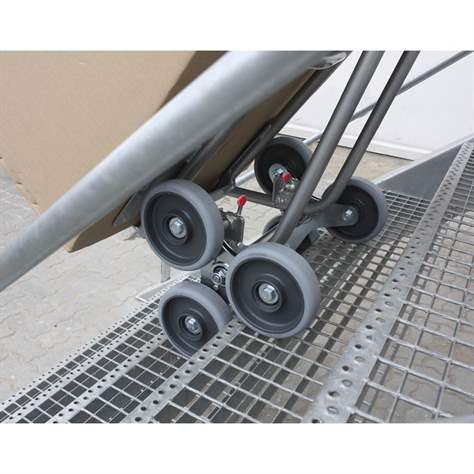 Alu-Treppenkarre VARIOfit, Tragfähigkeit 200 kg, Schaufel 250 x 300 mm - Cordes - Bild3