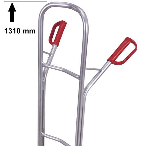 Sackkarre VARIOfit aus Aluminium, Tragfähigkeit 200 kg, Schaufel 320 x 250 mm, Luftbereifung - Cordes - Bild3