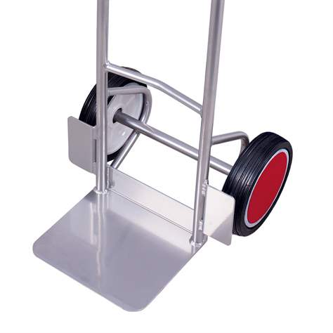 Sackkarre VARIOfit aus Aluminium, Tragfähigkeit 150 kg, Schaufel 320 x 250 mm, Vollgummibereifung - Cordes - Bild3