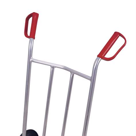 Sackkarre VARIOfit aus Aluminium, extra breit, Tragfähigkeit 200 kg, Schaufel 480 x 300 mm, Vollgummibereifung - Cordes - Bild3