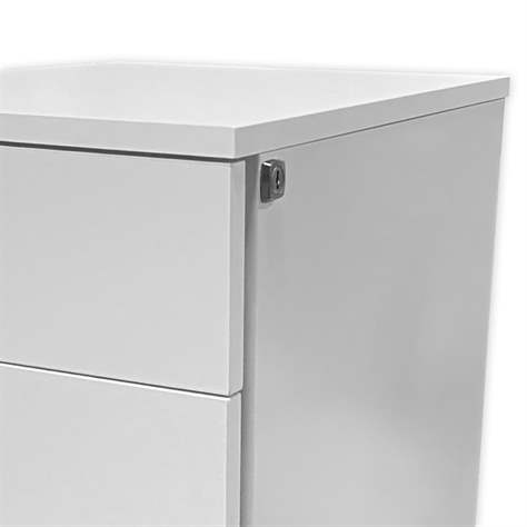 Schubladencontainer STEEL, 3 Schubladen, Lichtgrau RAL7035 - Malow - Bild5