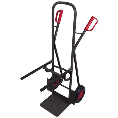 Stuhlkarre VARIOfit, Tragfähigkeit 250 kg, Schaufel 320 x 250 mm, Luftbereifung, Farbe Anthrazit RAL7016 - Cordes