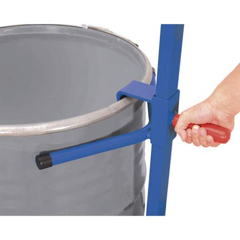 Fasskarre VARIOfit mit 2 Stützrädern, Tragfähigkeit 250 kg, Luftreifen - Cordes - Bild4