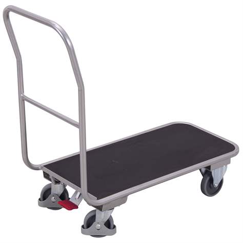 Alu-Magazinwagen VARIOfit, 850 x 450 mm, Tragfähigkeit 200 kg - Cordes