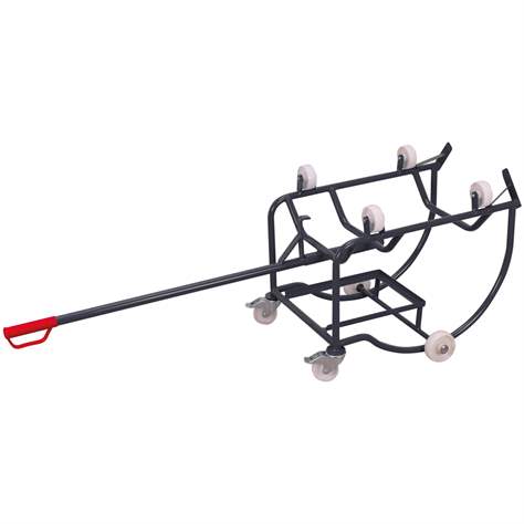 VARIOfit Fasskipper mit 4 Kunststoffrollen, Traglast 250 kg, Farbe Anthrazit RAL7016 - Cordes