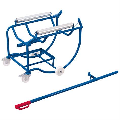 VARIOfit Fasskipper mit 2 Stahlrollen, Traglast 250 kg, für dünnwandige Fässer - Cordes