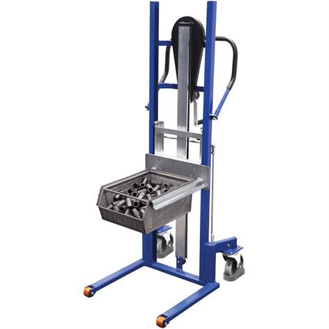 Tragkostruktion vom Materialheber, Traglast 250 kg, Hubbereich 55-1300 mm, Farbe blau RAL5010 - Cordes - Bild2