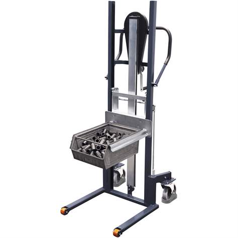 Structura de sustinere a elevator manual cu catarg, cap. portantă 250 kg, intervalul cursei 55-1300 mm, culoare antracit RAL7016 - Cordes - imagine2