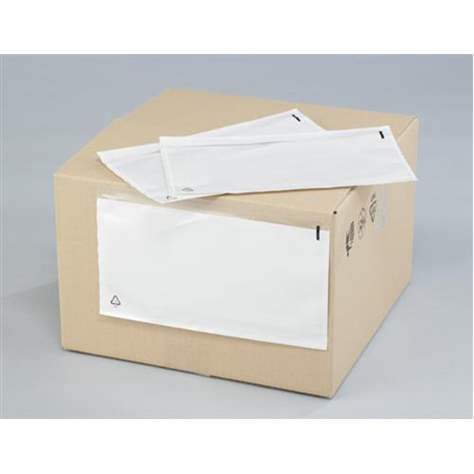 Samolepiace kapsy z polyetylénu, na sprievodné doklady, 228 x 120 mm, balenie 1000 ks