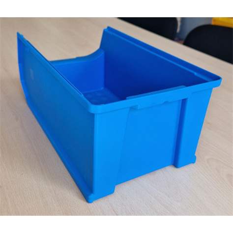 ESD Sichlagerkasten STORAGE 500 x 300 x 200 mm, schwarzt - Bild2