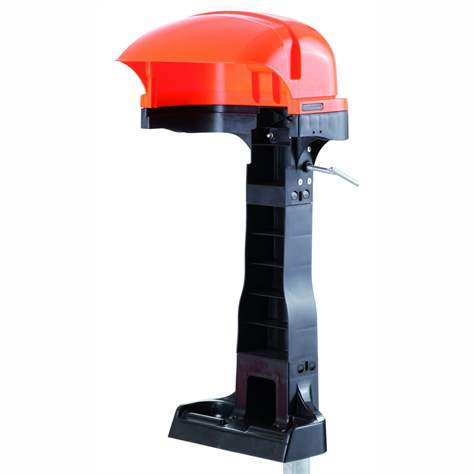 Abfallbehälter aus Kunststoff für Außenbereich, Volumen 50 L, Grün - Bild3