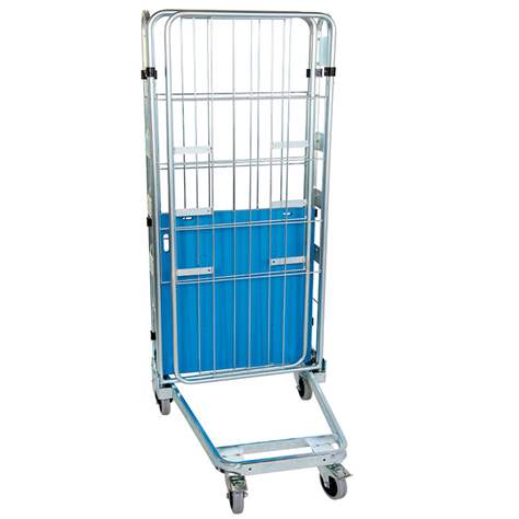 Steckbarer Rollcontainer „nestainer“, dreiseitig, ohne Fachböden, BxTxH: 725x820x1780 mm - Bild2
