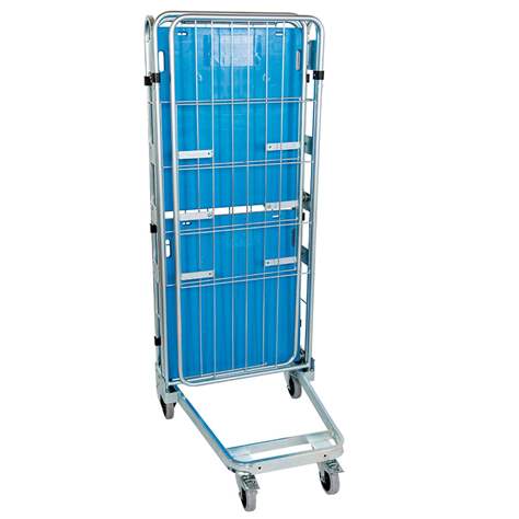 Steckbarer Rollcontainer „nestainer“, dreiseitig, 1 Fachboden, BxTxH: 725x820x1780 mm - Bild2