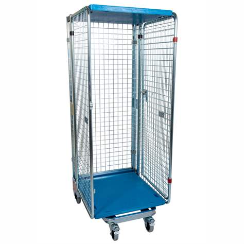 Steckbarer, Antidiebstahl-Rollcontainer „nestainer“, 5-seitig, ohne Fachböden, BxTxH: 725x820x1890 mm - Bild2