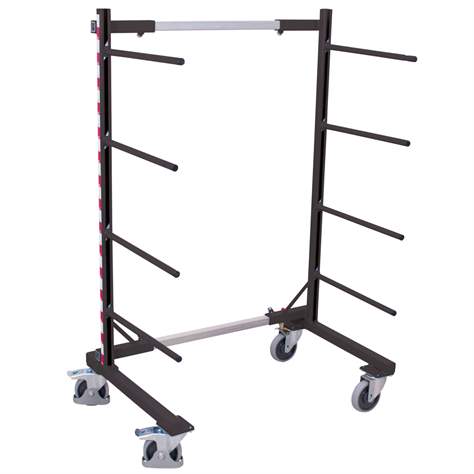 Tragarmregalwagen VARIOfit, einseitig, 8 Tragarme, Breite 540-1700 mm - Cordes - Bild6