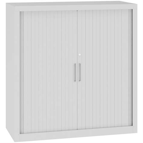 Rollladenschrank, HxBxT: 1040x1000x435 mm, Gehäusefarbe Grau RAL7035, Rollladen Grau - Malow - Bild2