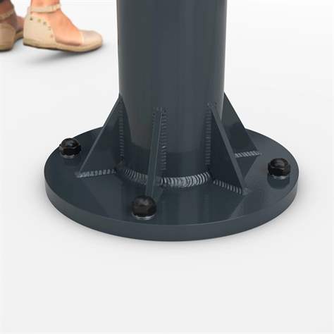 Acoperitoare REGENSBURG, formă acoperiș - acoperiș piramidă - baza pătrat, înălțime 3,05 m - WSM - Walter Solbach Metallbau GmbH - imagine7