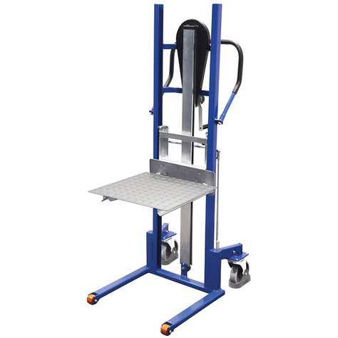 Tragkostruktion vom Materialheber, Traglast 250 kg, Hubbereich 55-1300 mm, Farbe blau RAL5010 - Cordes - Bild3