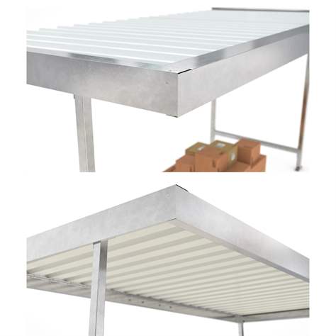 Adăpost universal pe ambele părți L44, 4300 x 4400 mm, modul de bază - WSM - Walter Solbach Metallbau GmbH - imagine2