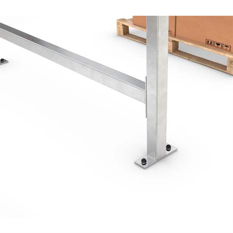 Adăpost universal pe ambele părți L44, 4300 x 4400 mm, modul de bază - WSM - Walter Solbach Metallbau GmbH - imagine3