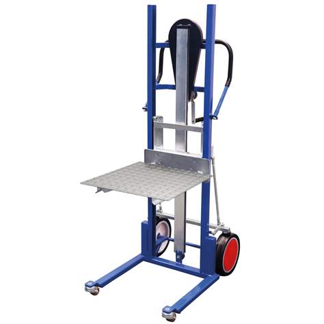 Tragkosntruktion der Hebekarre, Traglast 250 kg, Hubbereich 55-1300 mm, Farbe blau RAL5010 - Cordes - Bild3