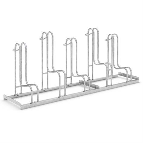 Stabile Fahrradständer (auch für Fahrräder mit Scheibenbremse), 5 Stellplätze - WSM - Walter Solbach Metallbau GmbH