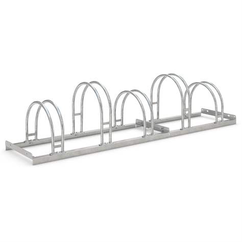 Fahrradständer - Bogenparker, einseitig, 5 Stellplätze - WSM - Walter Solbach Metallbau GmbH