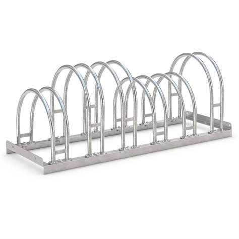 Fahrradständer - Bogenparker, zweiseitig, 6 Stellplätze - WSM - Walter Solbach Metallbau GmbH