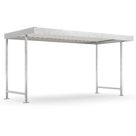 Universalunterstand einseitig L14, 4300 x 2200 mm, Grundmodul - WSM - Walter Solbach Metallbau GmbH