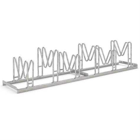 Fahrradständer - Multiparker, einseitig, 6 Stellplätze - WSM - Walter Solbach Metallbau GmbH
