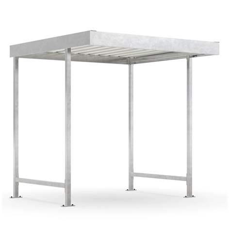 Universalunterstand einseitig L10, 2250 x 2200 mm, Grundmodul - WSM - Walter Solbach Metallbau GmbH