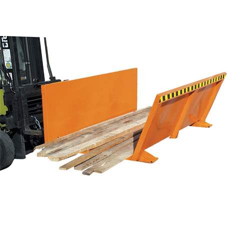 Langgutkipper, Traglast 1000 kg, LxBxH:1440x1500x780 mm, Farbe orange RAL2000 - Bauer GmbH - Bild2