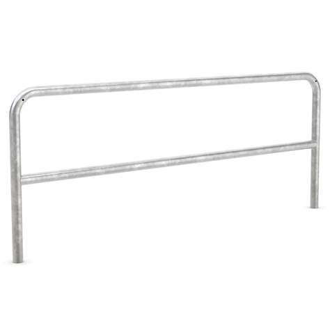 Universeller Absperrbügel mit Knierohr 800 x 2000 mm, zum Einbetonieren - WSM - Walter Solbach Metallbau GmbH