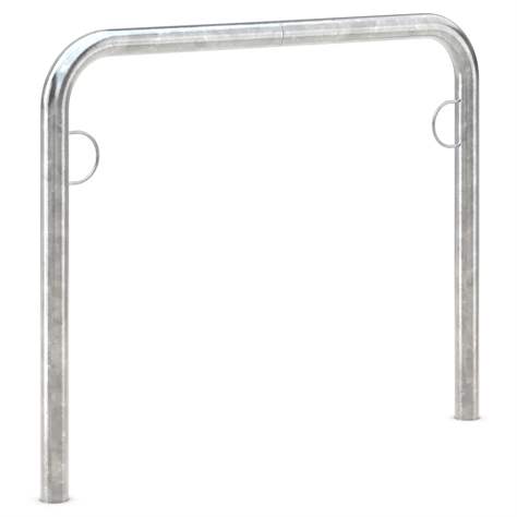 Anlehn- und Absperrbügel mit Stahlösen, 800 x 1000 mm, zum Einbetonieren - WSM - Walter Solbach Metallbau GmbH