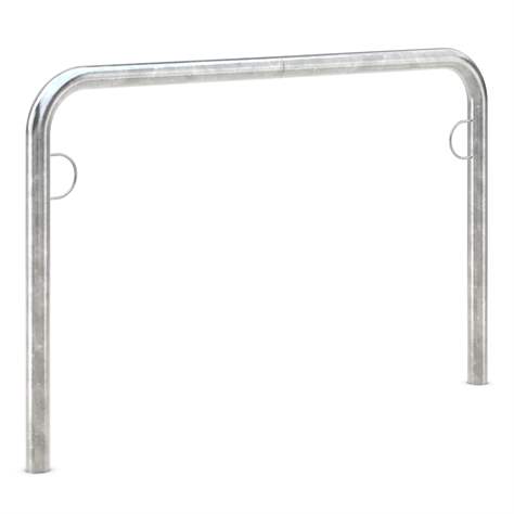 Anlehn- und Absperrbügel mit Stahlösen, 800 x 1250 mm, zum Einbetonieren - WSM - Walter Solbach Metallbau GmbH