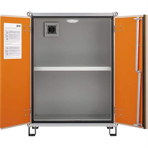 Niedriger Akku-Sicherheits-Lagerschrank FWF 60, mit Füssen - CEMO GmbH