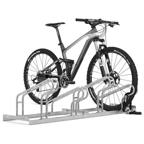 Fahrradständer - Bügelparker, platzsparend, einseitig, 6 Stellplätze - WSM - Walter Solbach Metallbau GmbH - Bild3